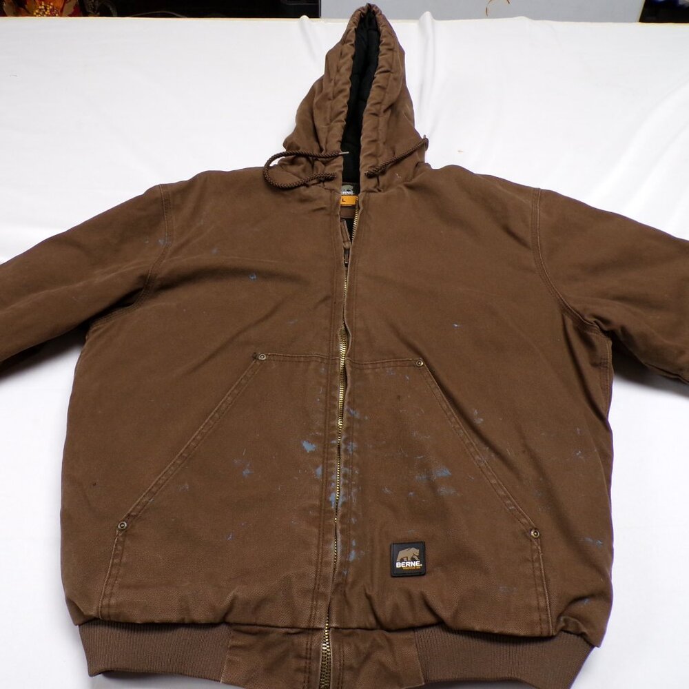 BERNE HOODED WORK JACKET - Picture 3 of 12